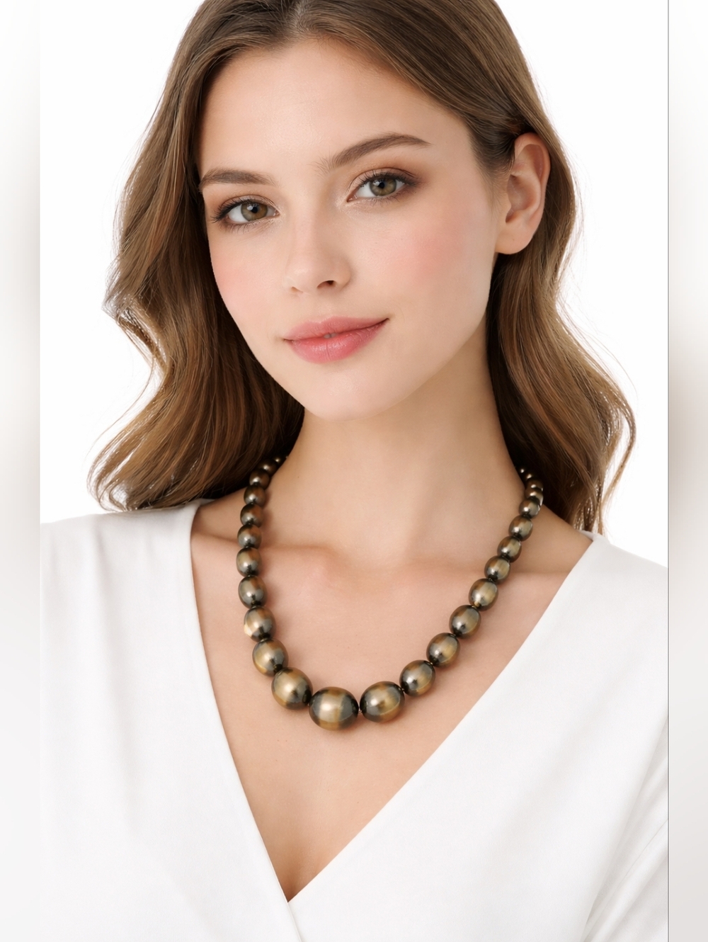 Classic Metallic Beaded Necklace - Women Jewelry